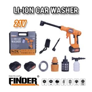 Finder LI-ION Car Washer 21V مضخة غسيل بطارية 3امبير